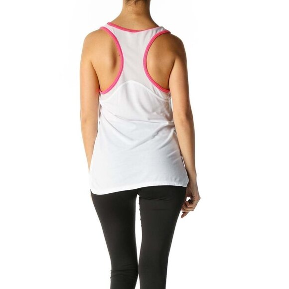 Juicy Couture White Solid Casual Tank Top - Picture 2 of 3